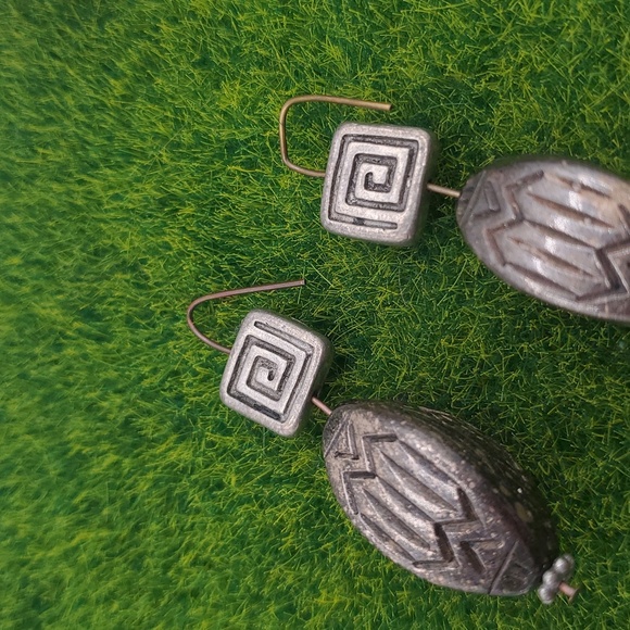 Unique Sterling‎ Earrings Brutalist E1039 main image 0